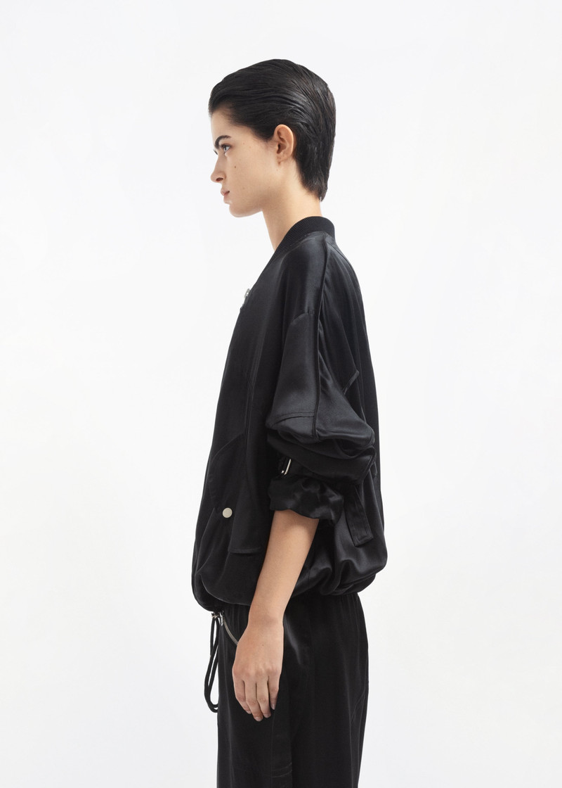 Sports Bomber in Silk Charmeuse 4