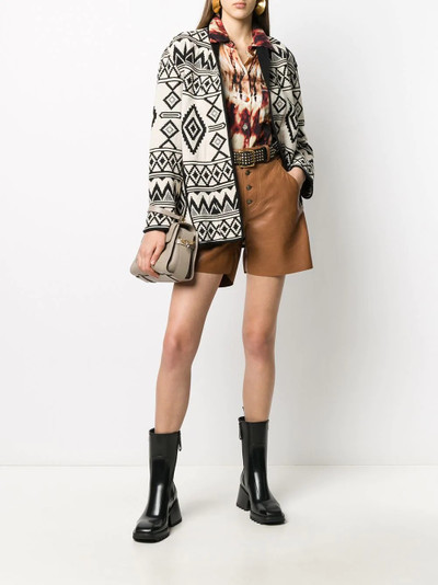 Etro leather shorts outlook