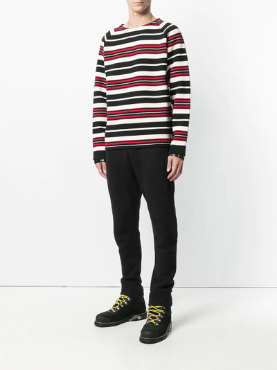 Moncler Grenoble contrast stripe sweater outlook