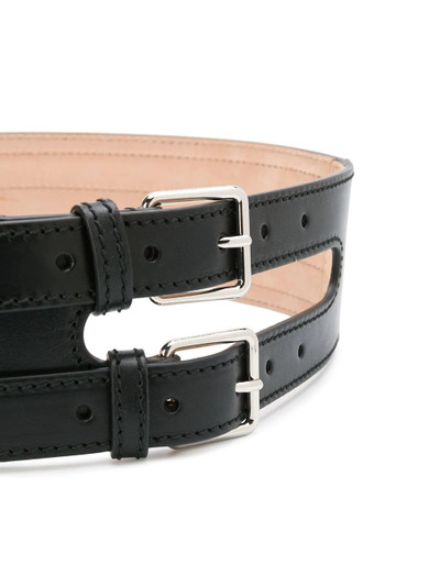 Alexander McQueen leather waist belt outlook