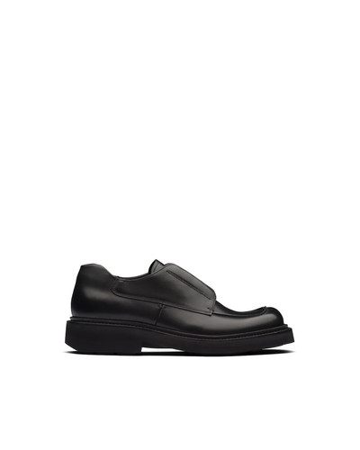 Prada Derby lace-up shoes with leather apron outlook