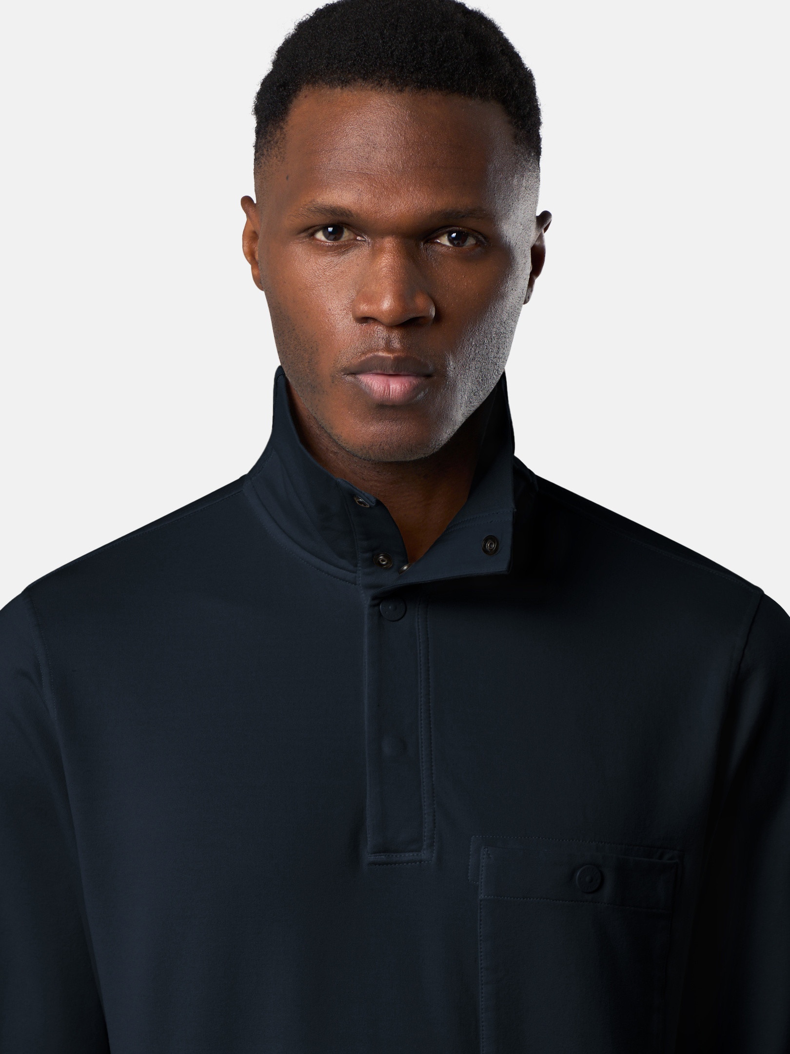 6100013 COTTON STRETCH FLEECE_STONE ISLAND GHOST - 4