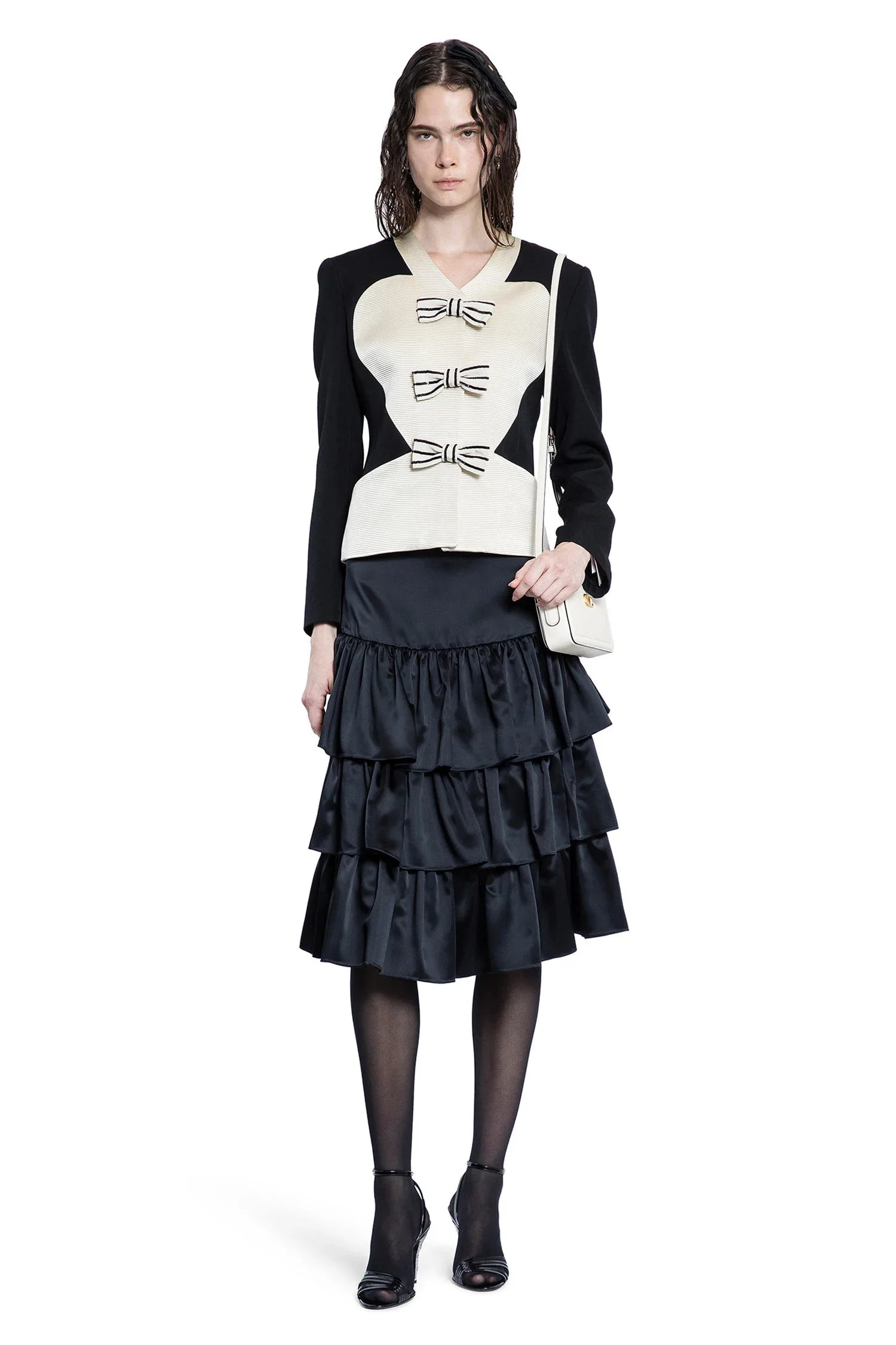 Crepe-Couture-Jacket-With-Bows - 5