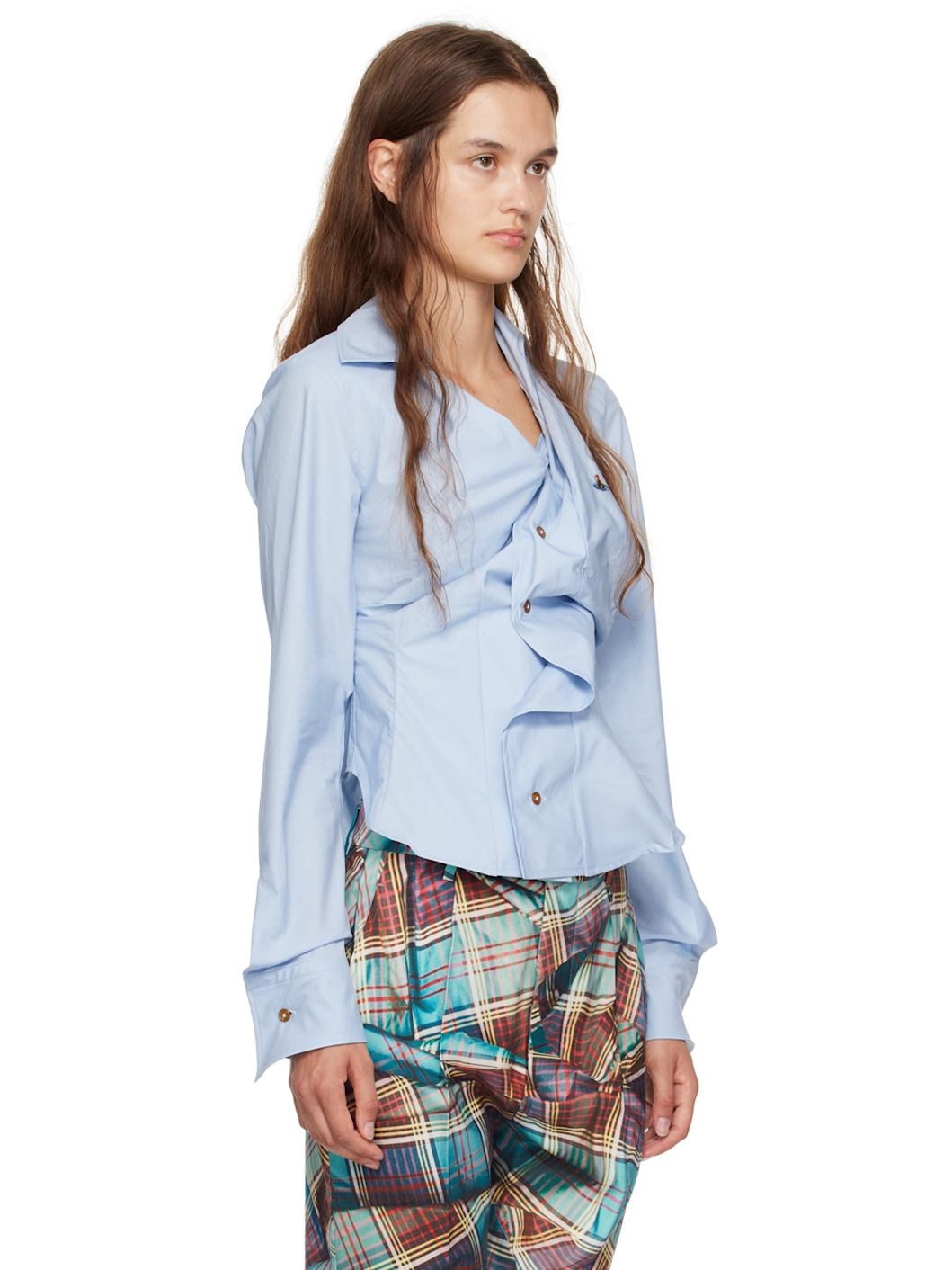 Blue Drunken Shirt - 2