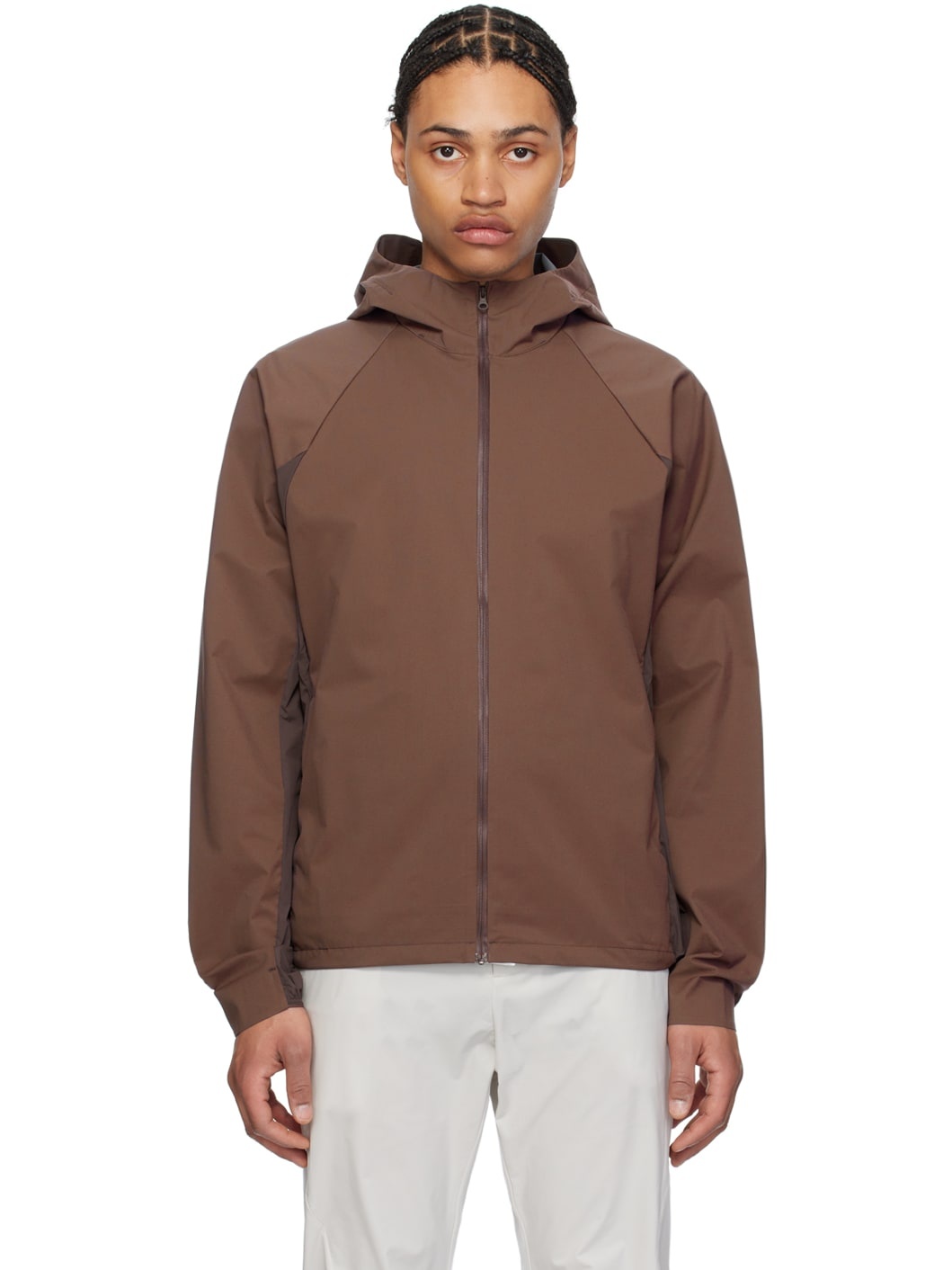 Brown 6.0 Right Technical Jacket - 1