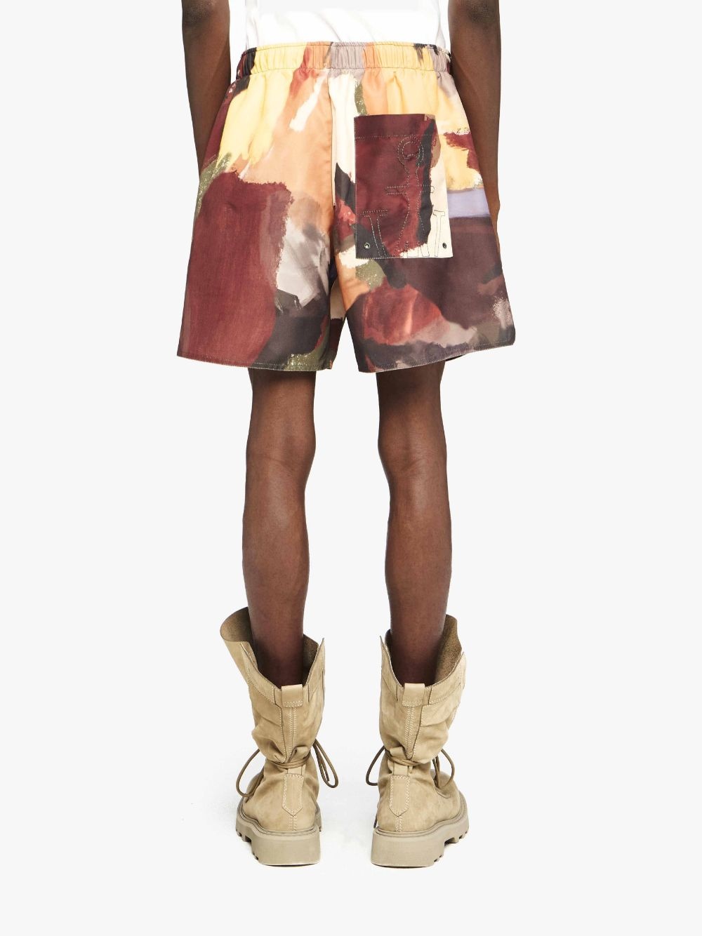 ABSTRACT' PRINTED SWIM SHORTS - 3