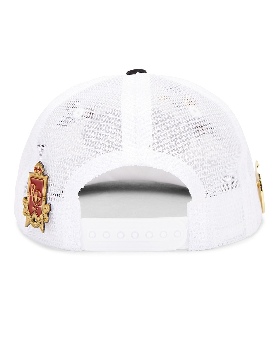 Rhude Patch Mesh Trucker Hat | forward | REVERSIBLE