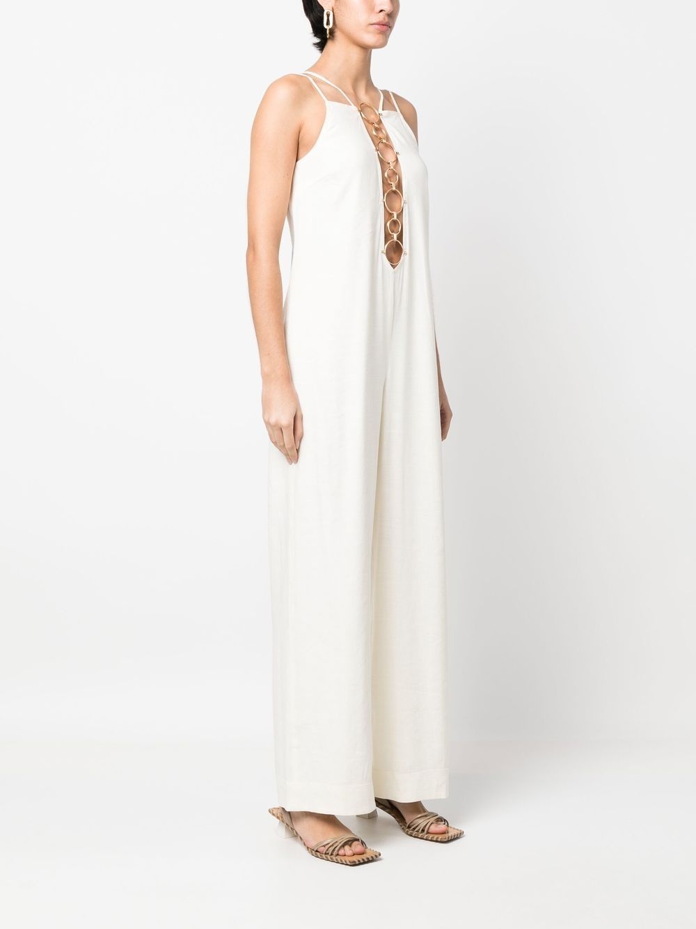 Raye  linen-blend jumpsuit - 3
