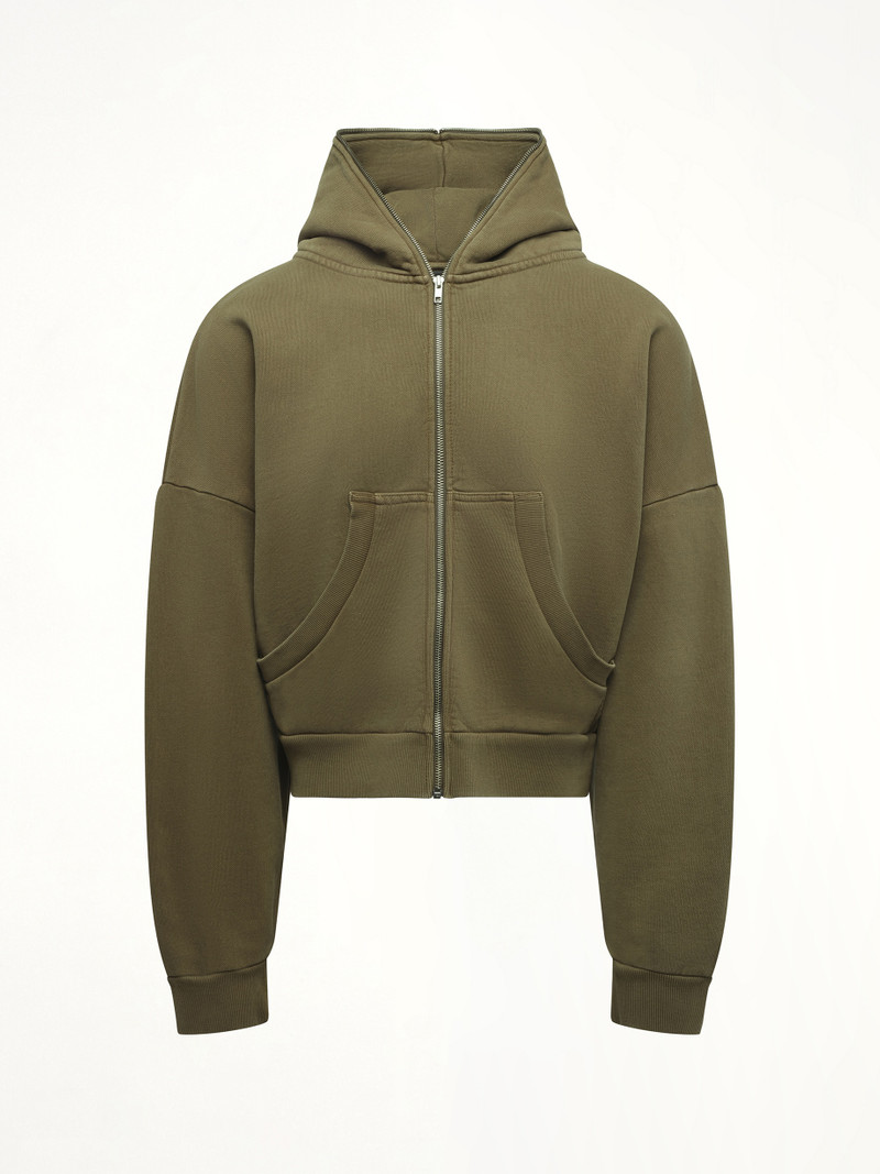 entire studios Eternal Zip Hoodie in Military outlook
