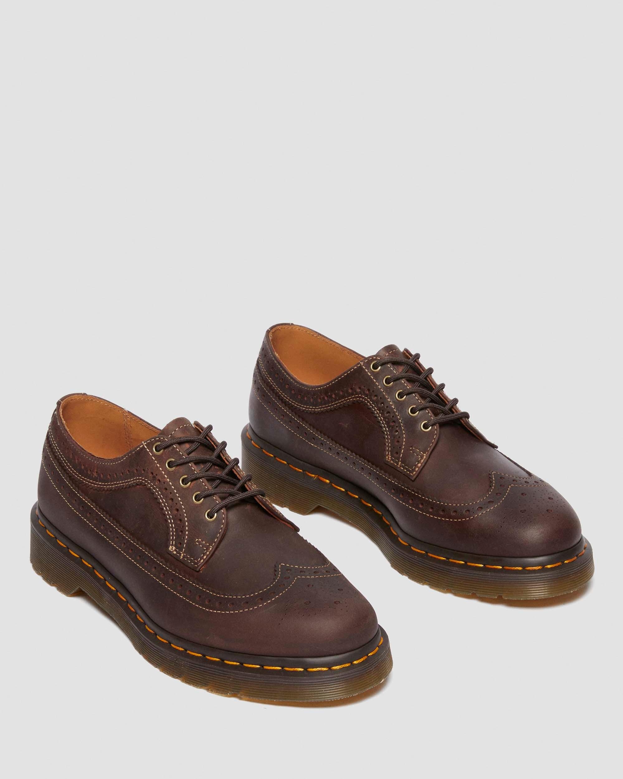 3989 Crazy Horse Leather Brogue Shoes - 8