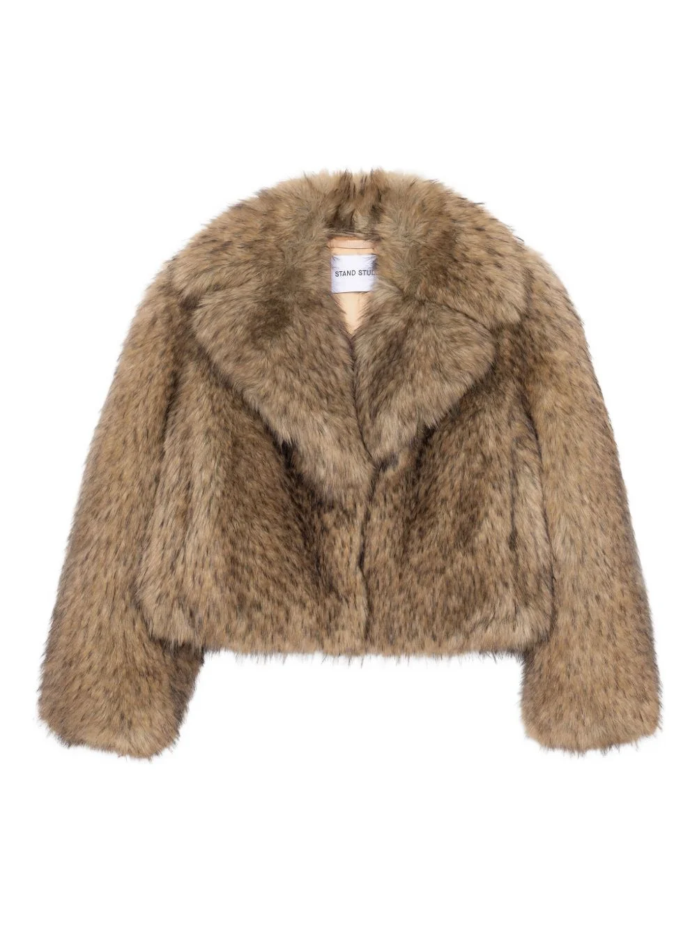 faux-fur jacket - 1