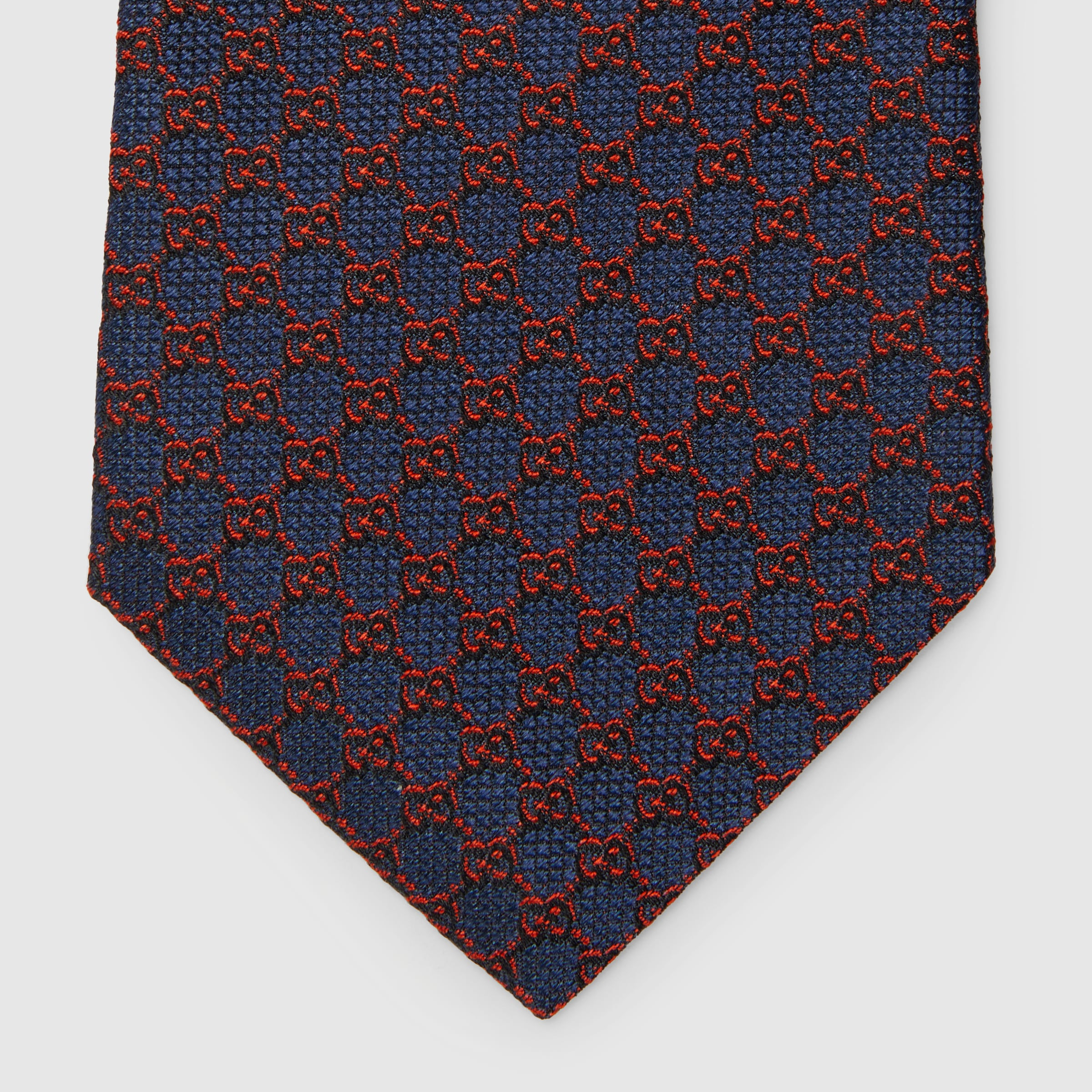 GG silk jacquard tie - 4