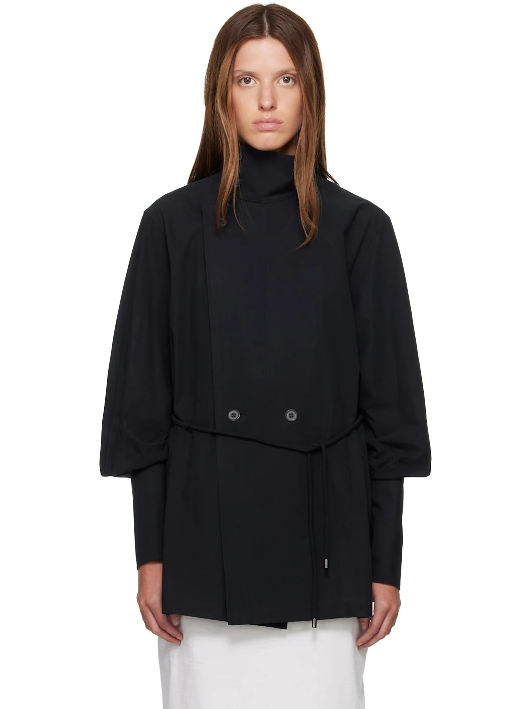 Black 'Monsieur' Shirt - 1