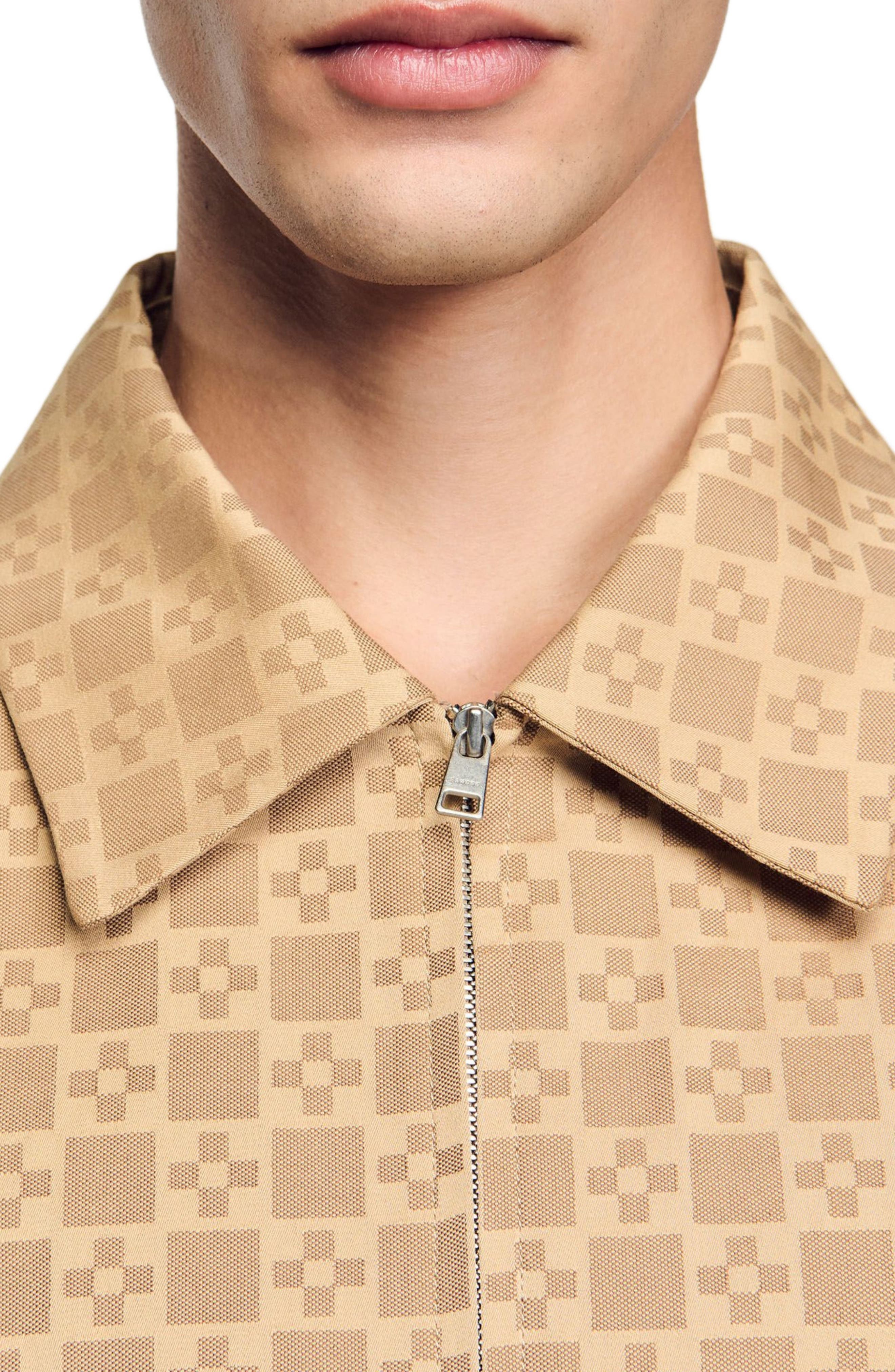 SANDRO Square Cross zip-up jacket at Nordstrom - 4