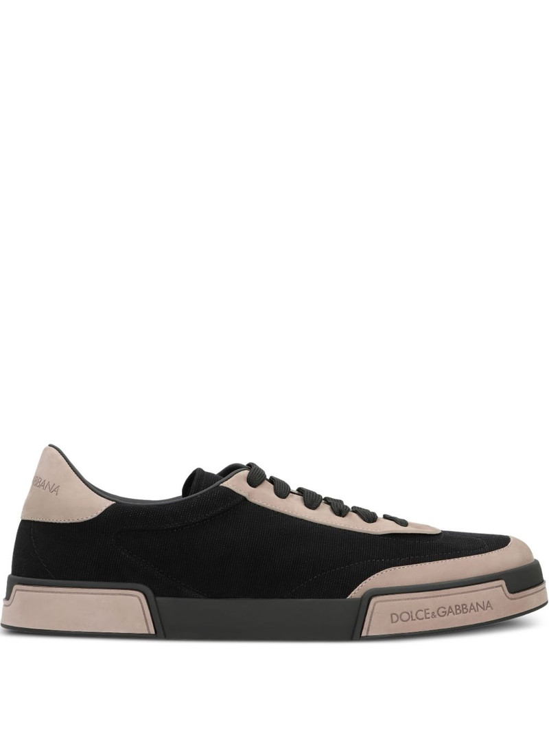 Portofino Yacht calfskin-panel sneakers 1