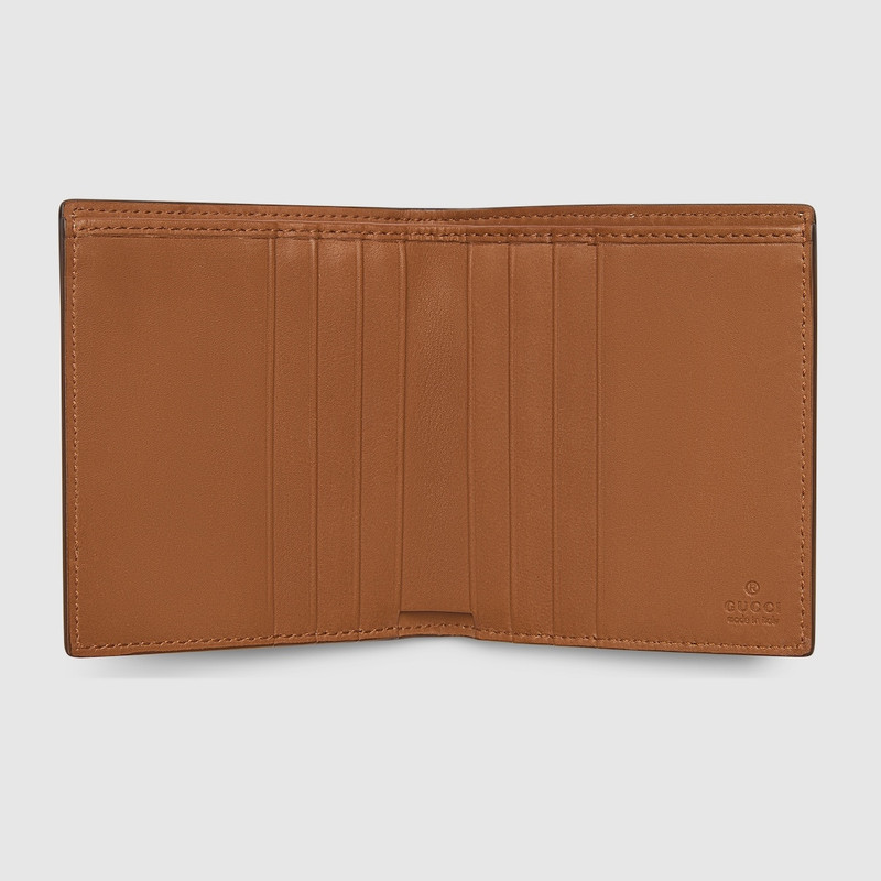 GUCCI GG Emblem bi-fold wallet outlook