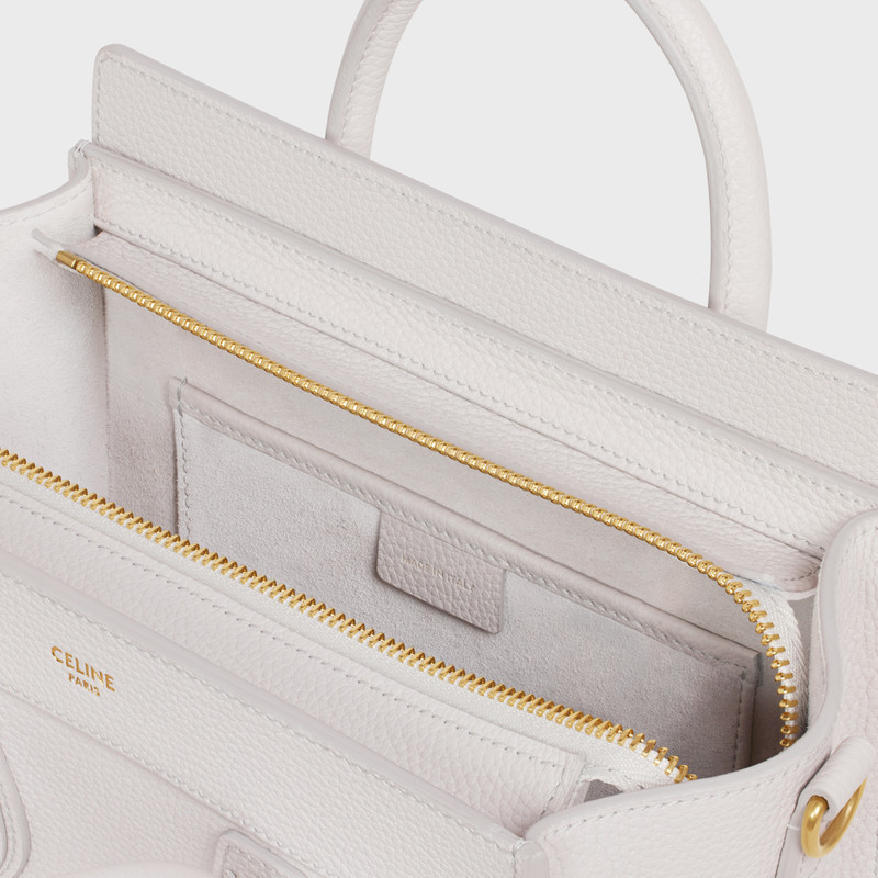 Nano Luggage bag in drummed calfskin 4