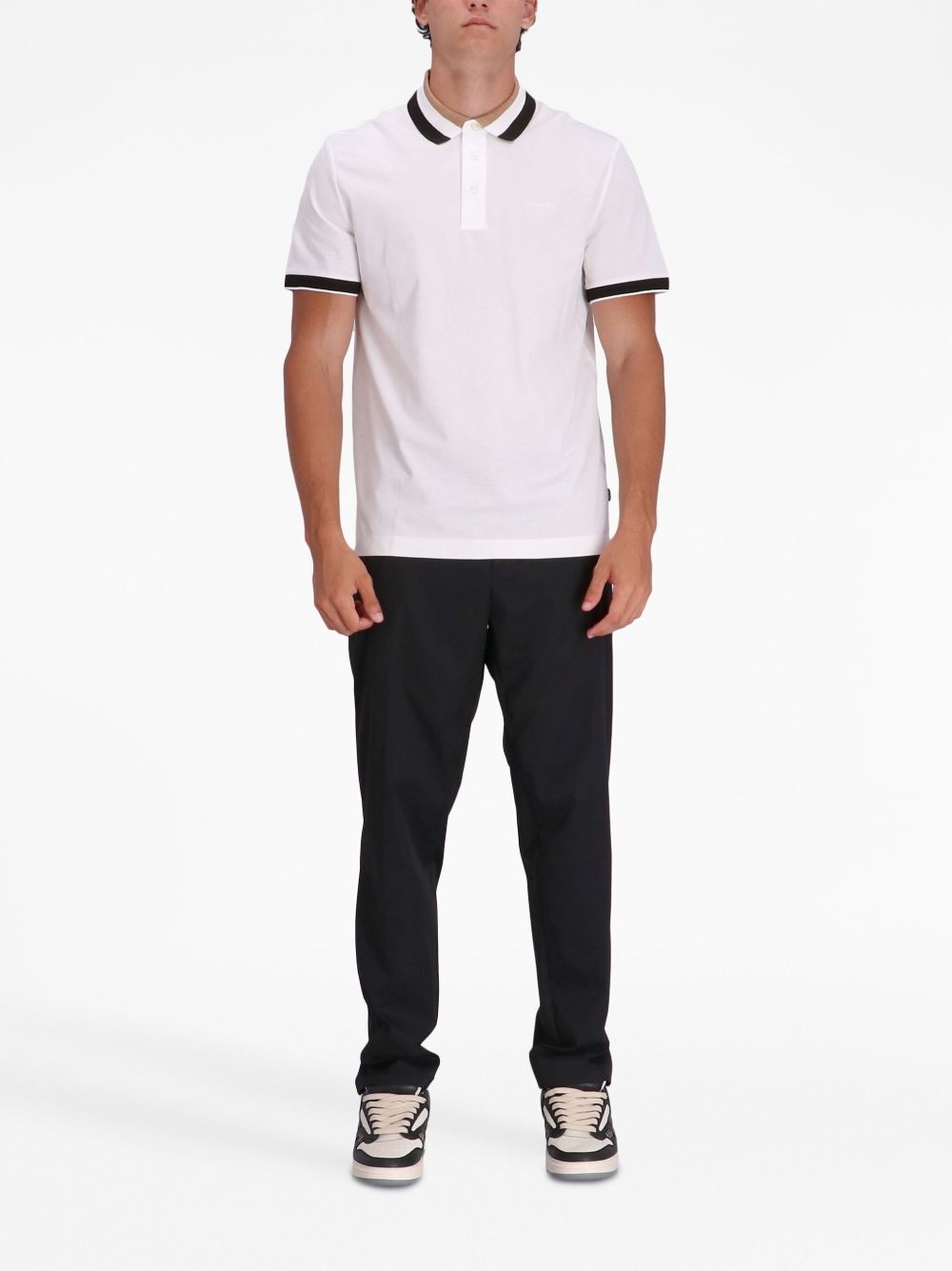 tapered-leg chino trousers - 2
