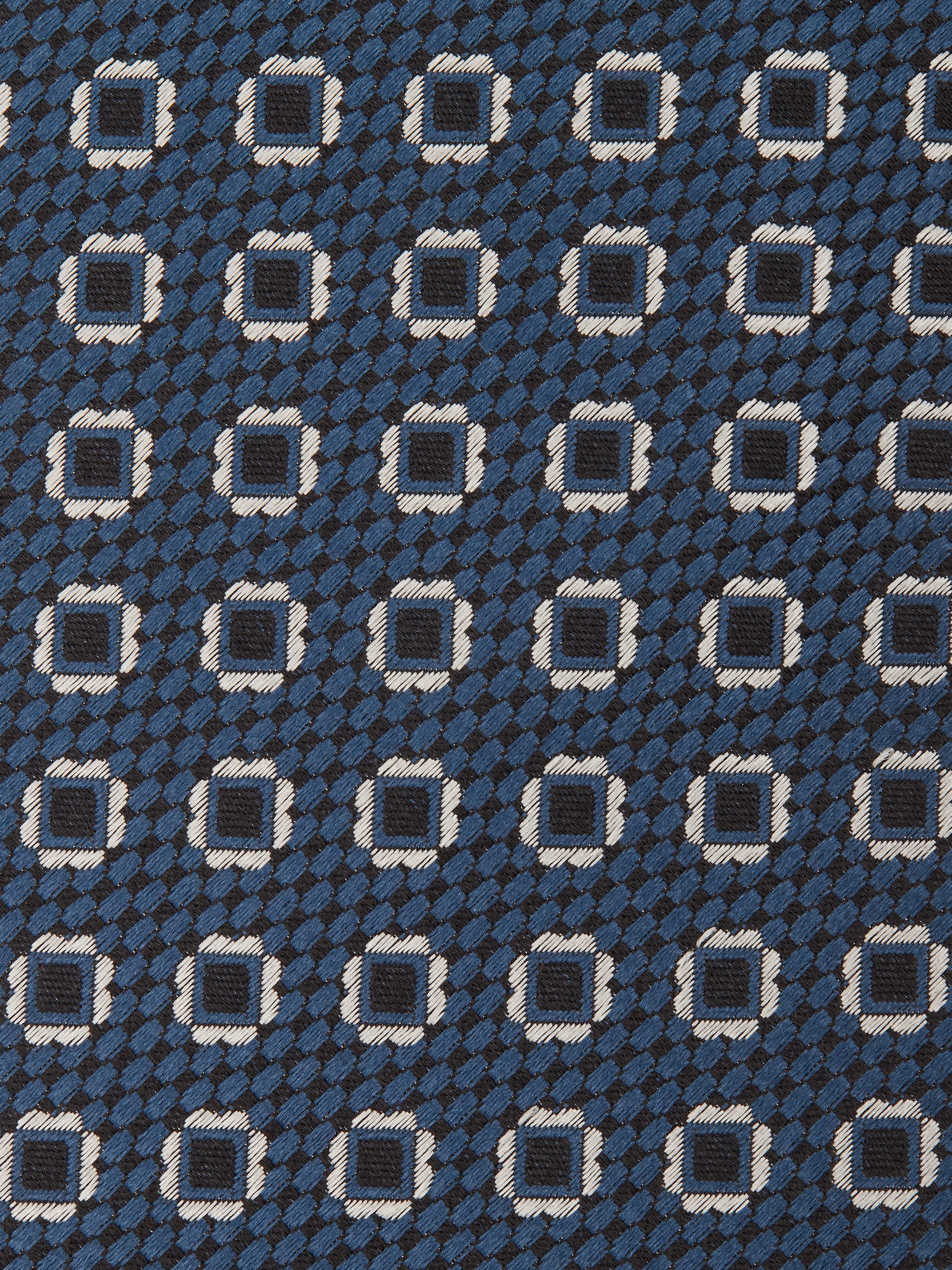 TEAL BLUE SILK TIE - 2