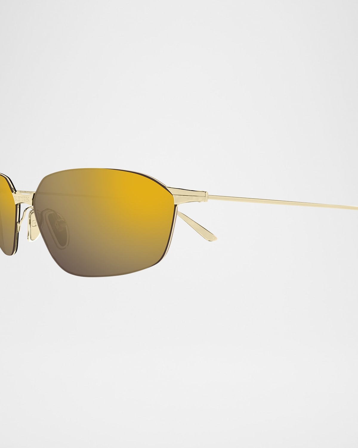 Metal Square Sunglasses - 2