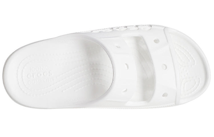 Crocs Fashion Casual Unisex White Slippers 207627-100 - 4