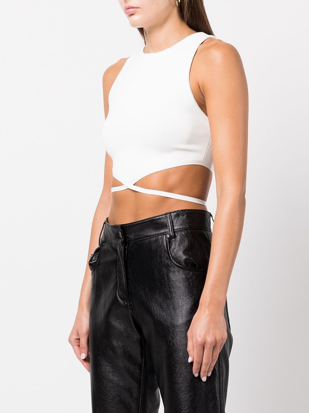 Latia sleeveless crop tank top - 3