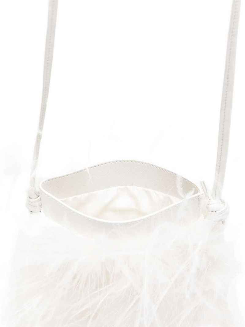 feather-detail cross body bag 5
