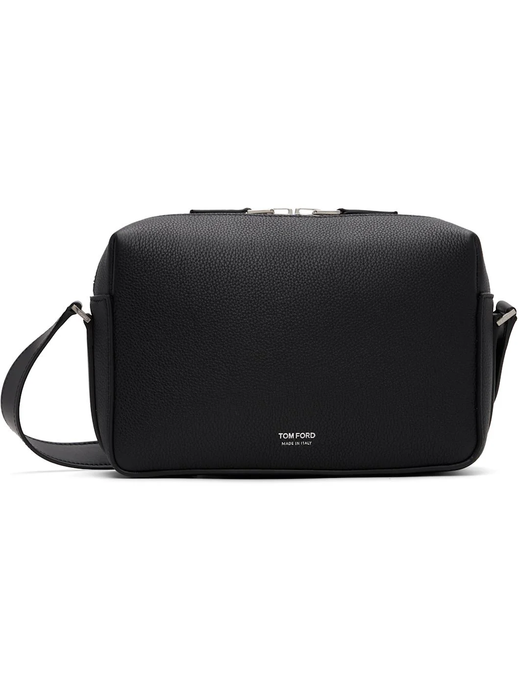 Black Grain & Soft Leather T-Line Camera Bag - 1