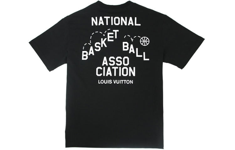 LOUIS VUITTON x NBA Unisex SS21 Logo Printing Black 1A8X0U - 2