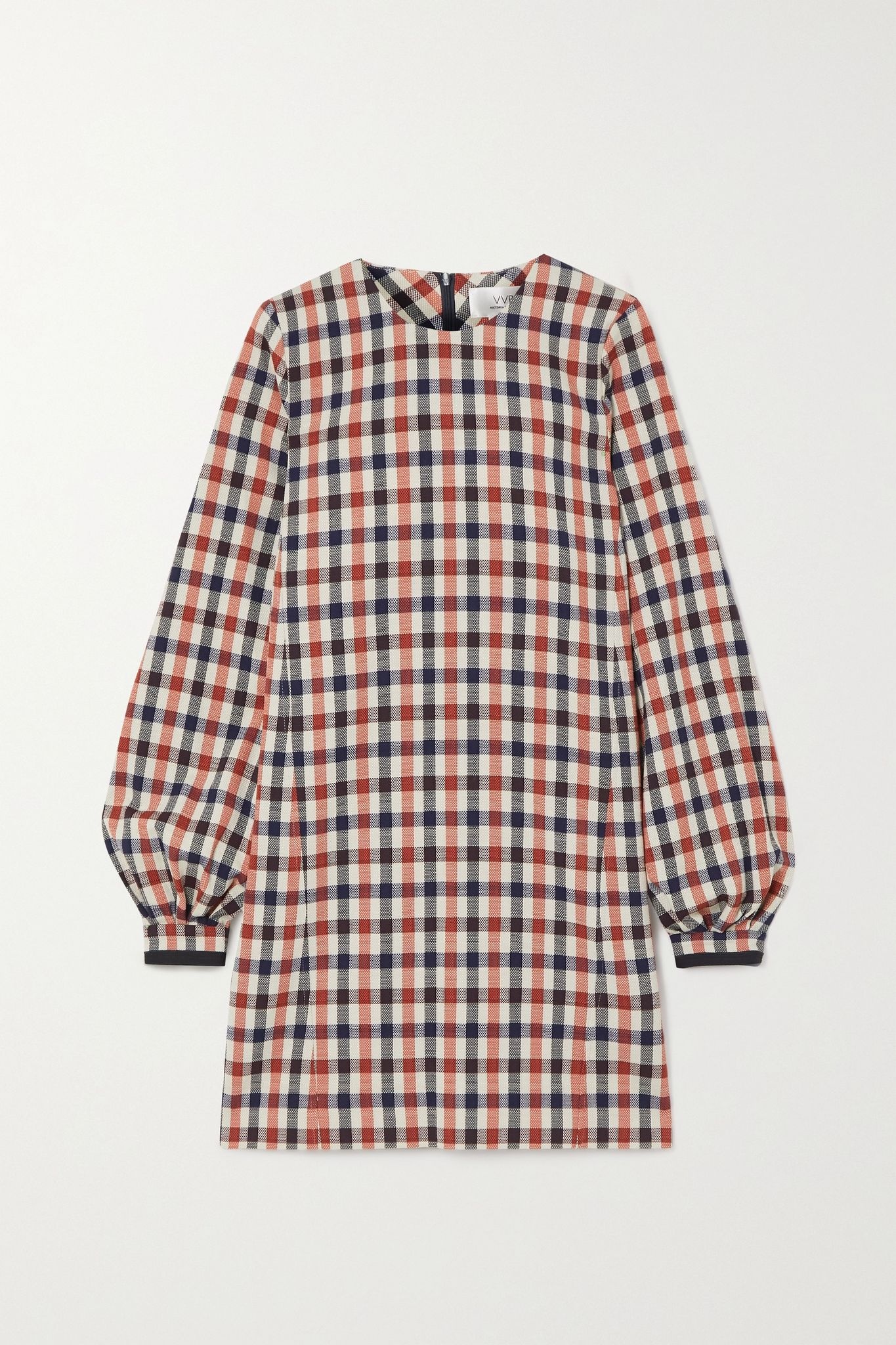 Checked jacquard dress - 1