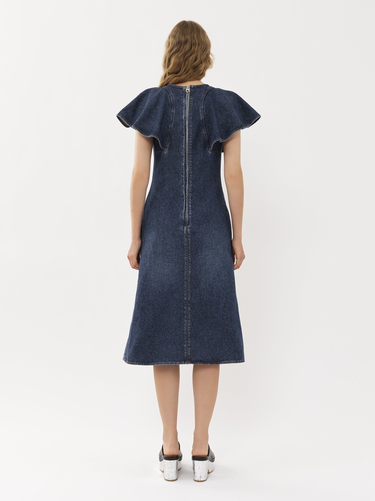 WING-SLEEVE DRESS - 4
