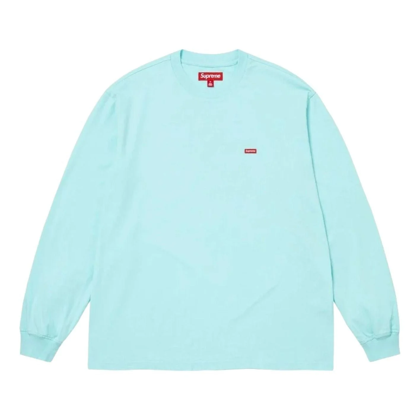 Supreme SS26 Small Box L/S T-Shirt 'Cyan' SUP-SS26-017-CYAN - 1