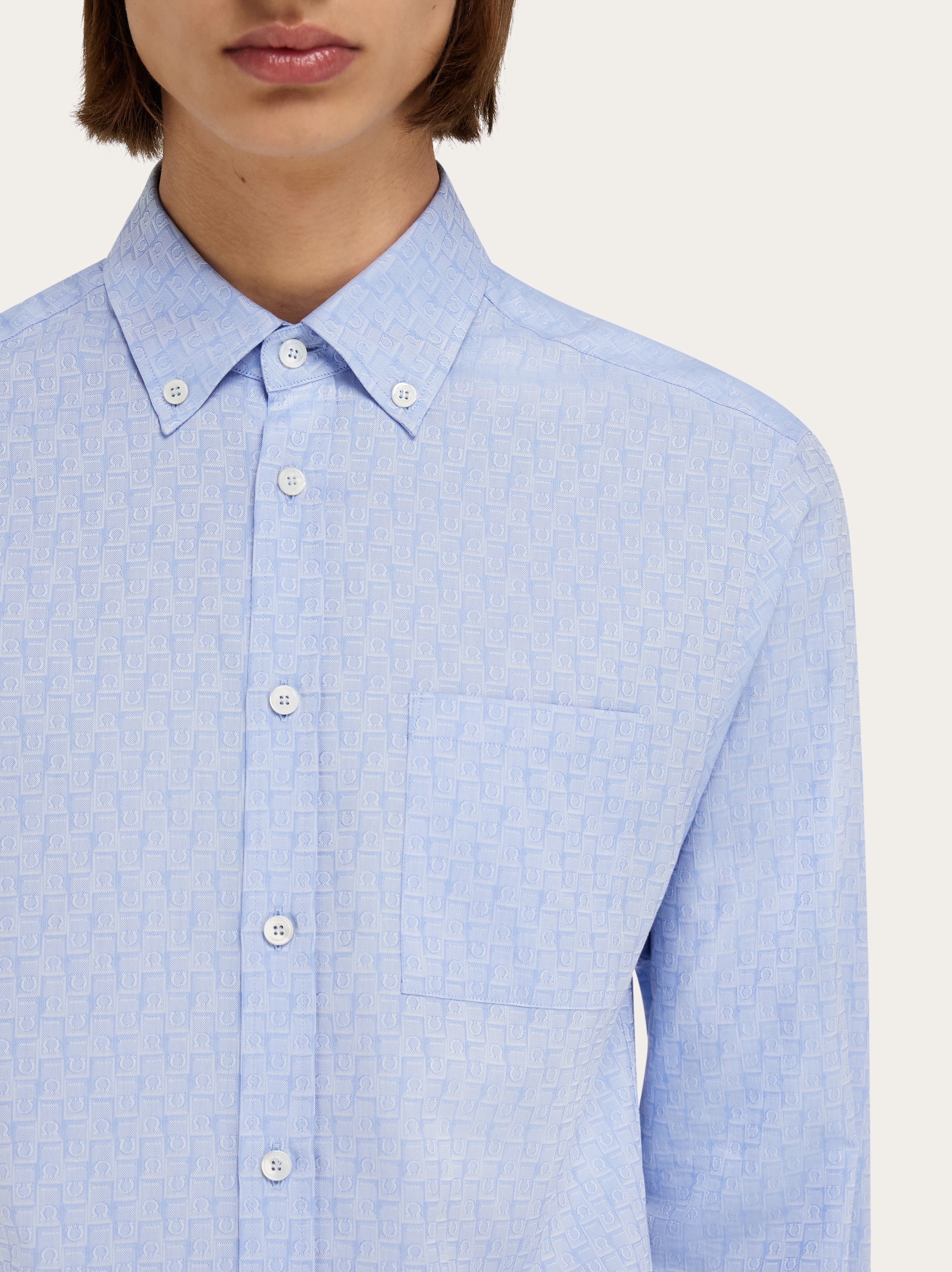 Ferragamo Monogram shirt - 4
