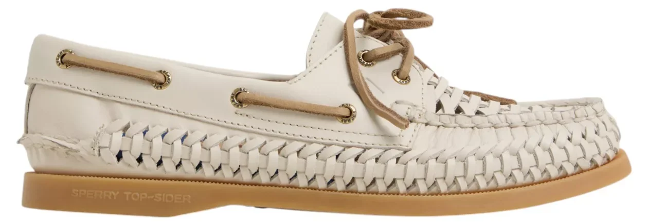 Sperry Women's Authentic Original 2 Eye Woven Boat Shoe - 1