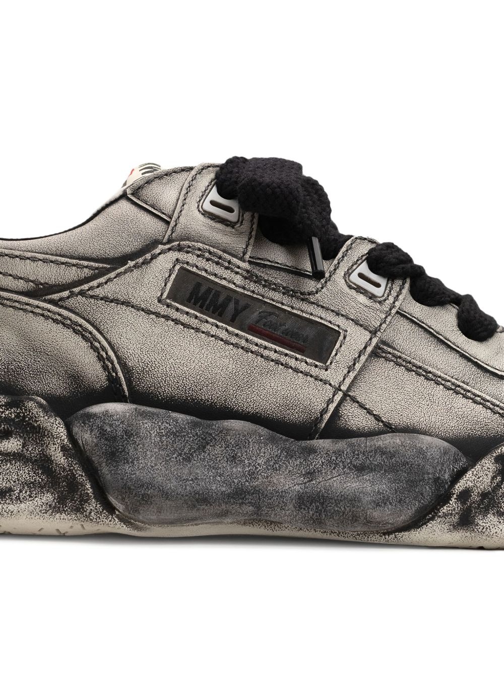 leather sneakers - 4