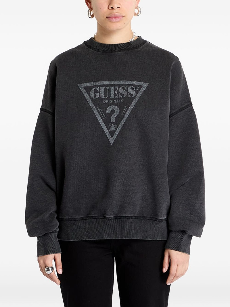 logo-print sweater 1