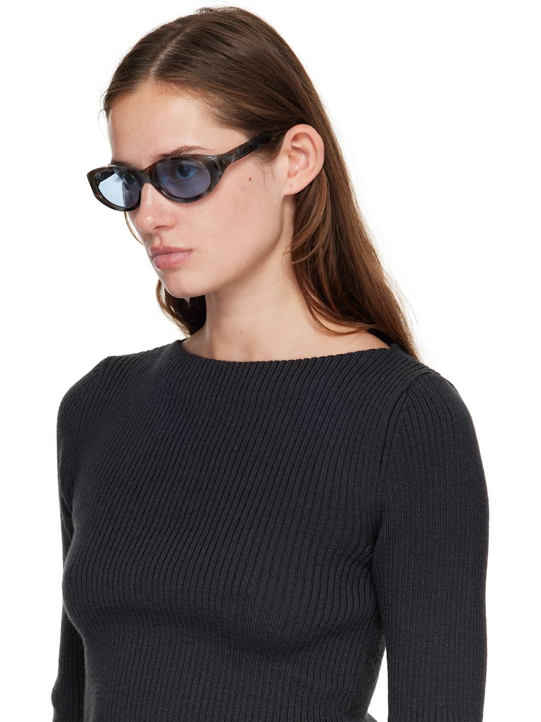 Brown & Blue Unwound Sunglasses - 4
