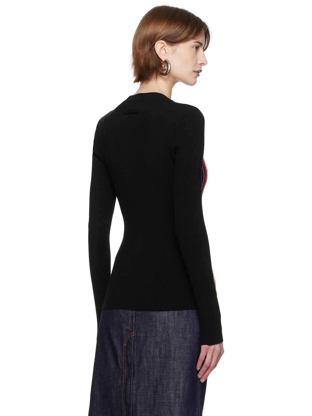 Black Flowers Cadres T-shirt - 3