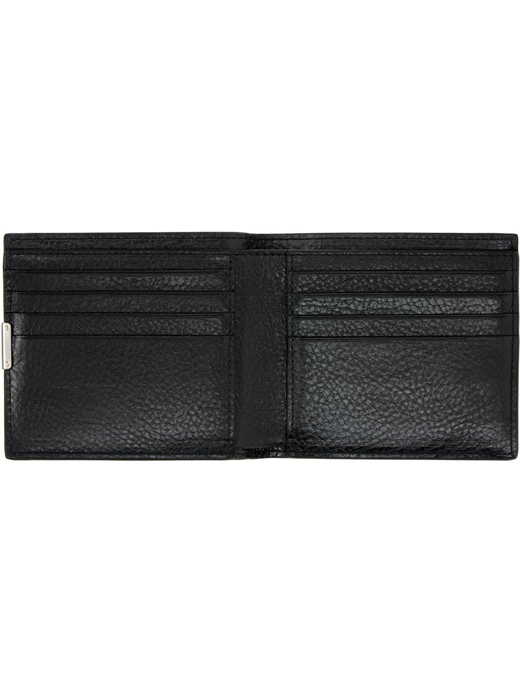 Black Soft Tab Bifold Wallet - 3