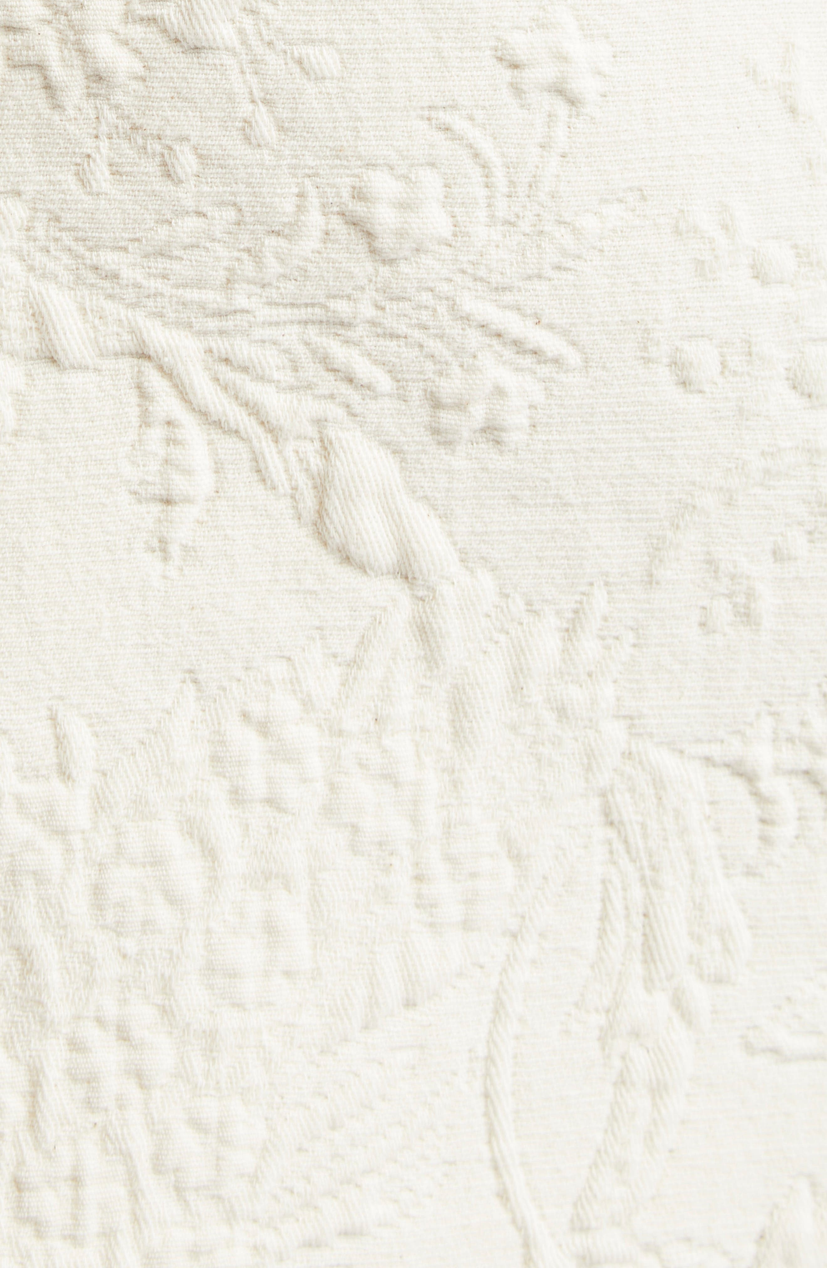 L'AGENCE Truman Floral Jacquard Miniskirt in Ivory at Nordstrom - 7