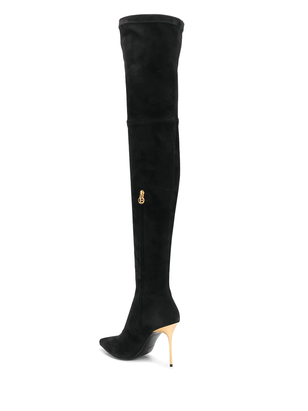 thigh high boot pumps - 3