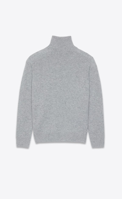 SAINT LAURENT turtleneck sweater in cashmere outlook