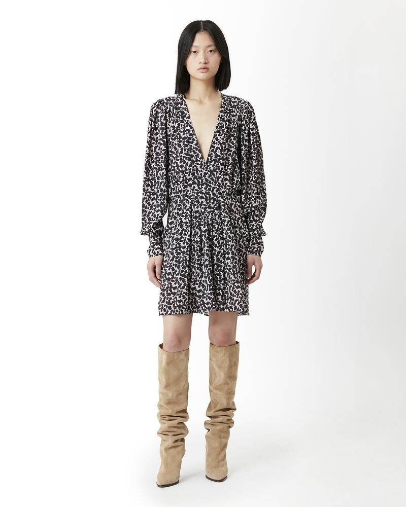 Isabel Marant Étoile ARONE PINTED MINI DRESS outlook