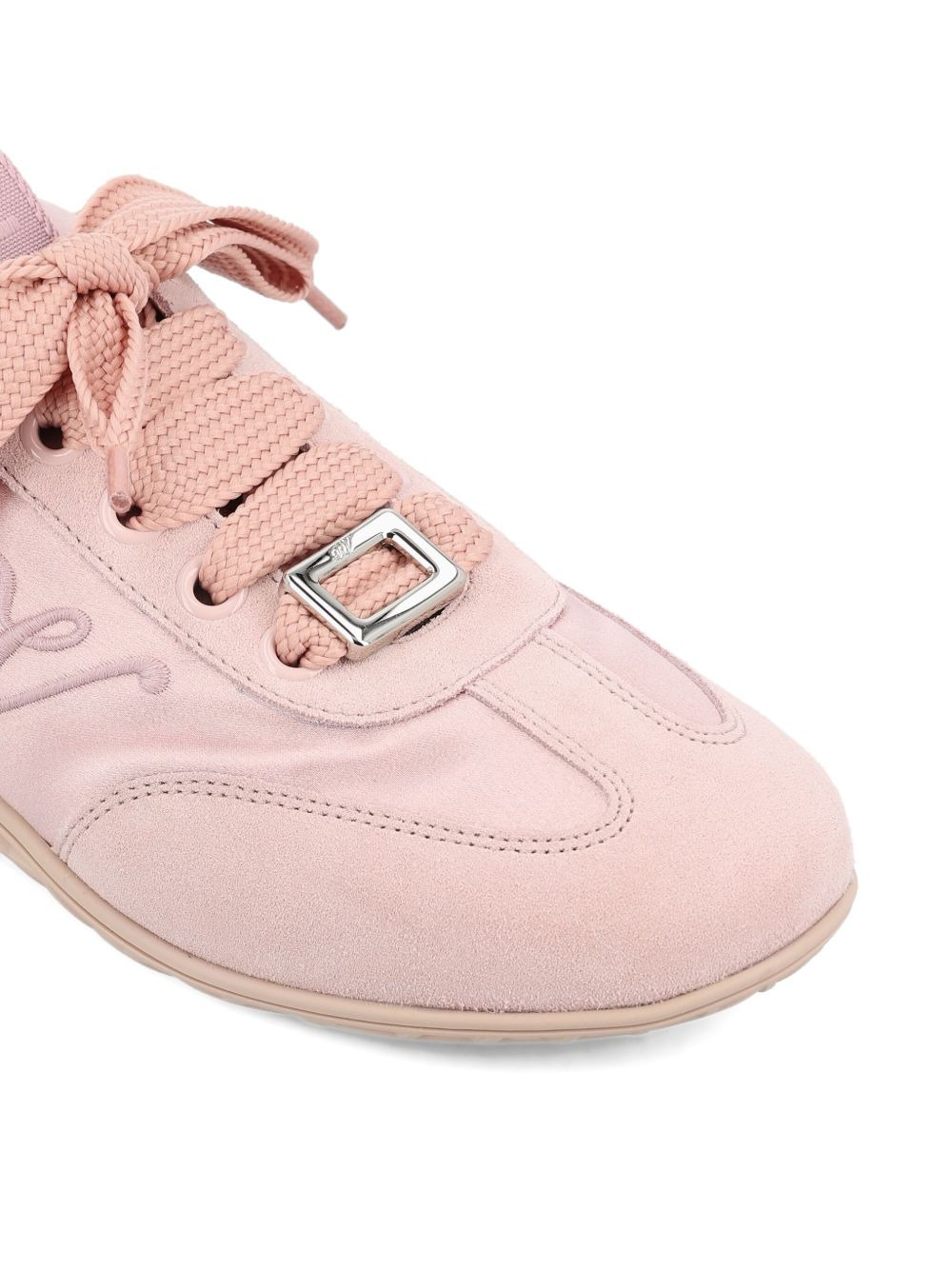 Viv embroidered buckle sneakers - 4