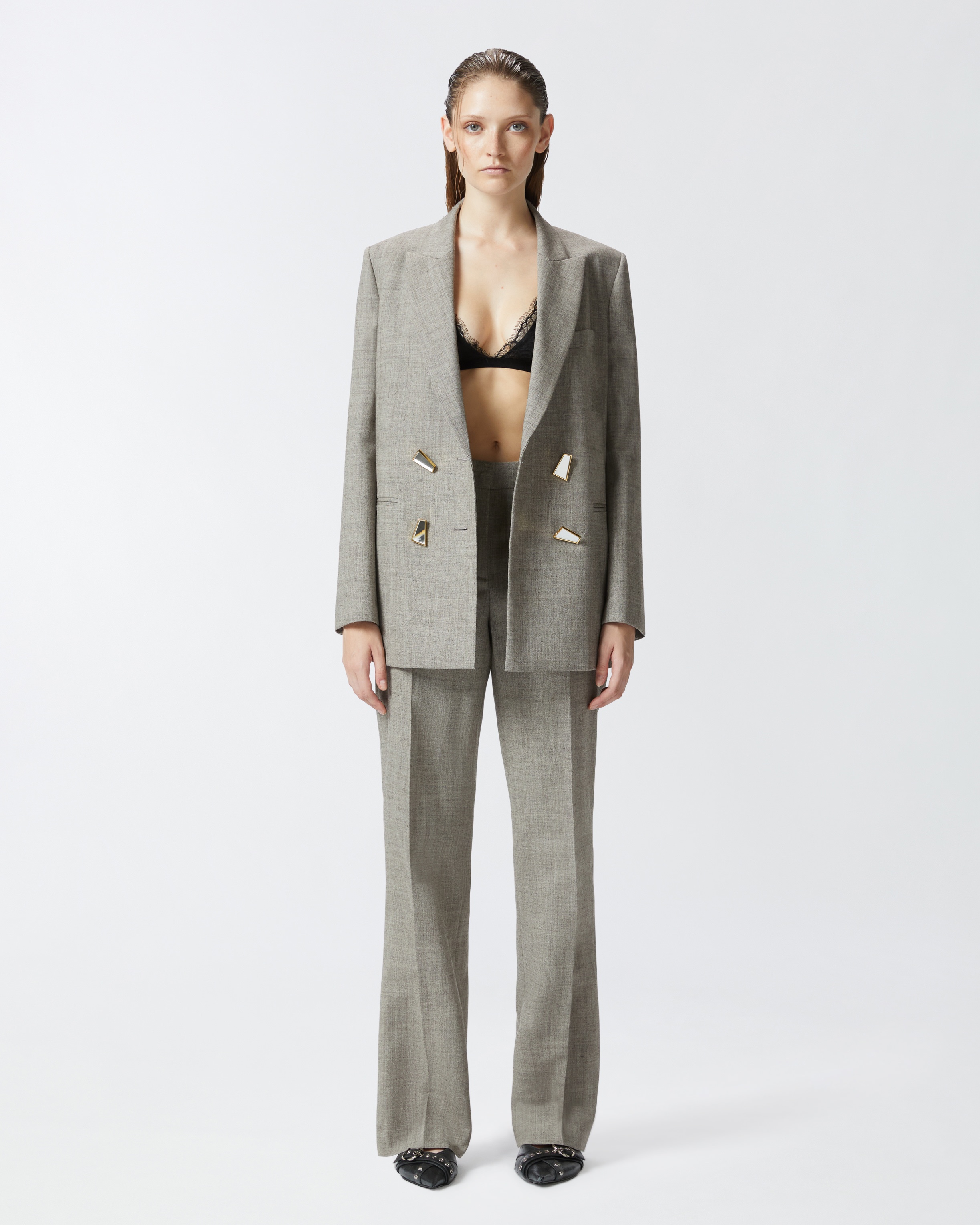 FRESCOLANA STRAIGHT-CUT TROUSERS WITH POCKETS - 2