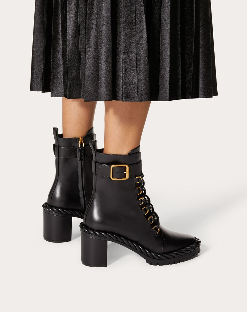 The Rope Calfskin Combat Boot 70mm 6