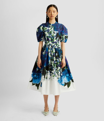 Erdem SHORT SLEEVE A LINE MIDI DRESS outlook