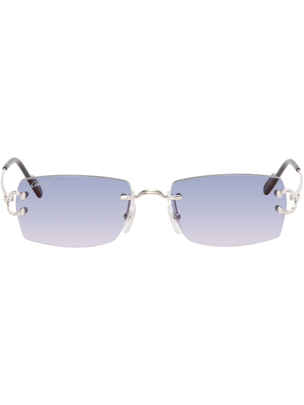 Silver Classic C Motif Sunglasses - 1