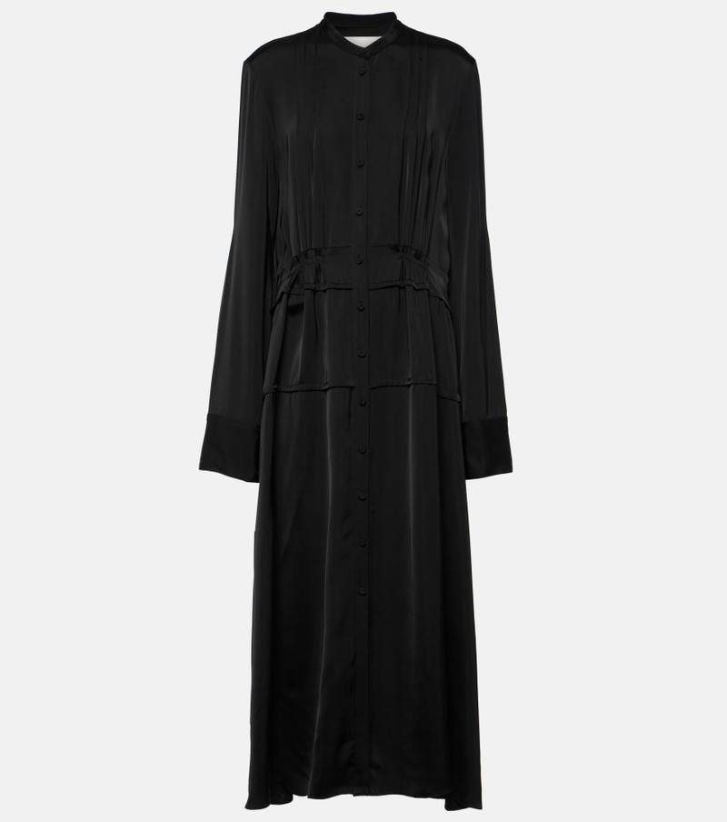 Pleated shirt dress - 1