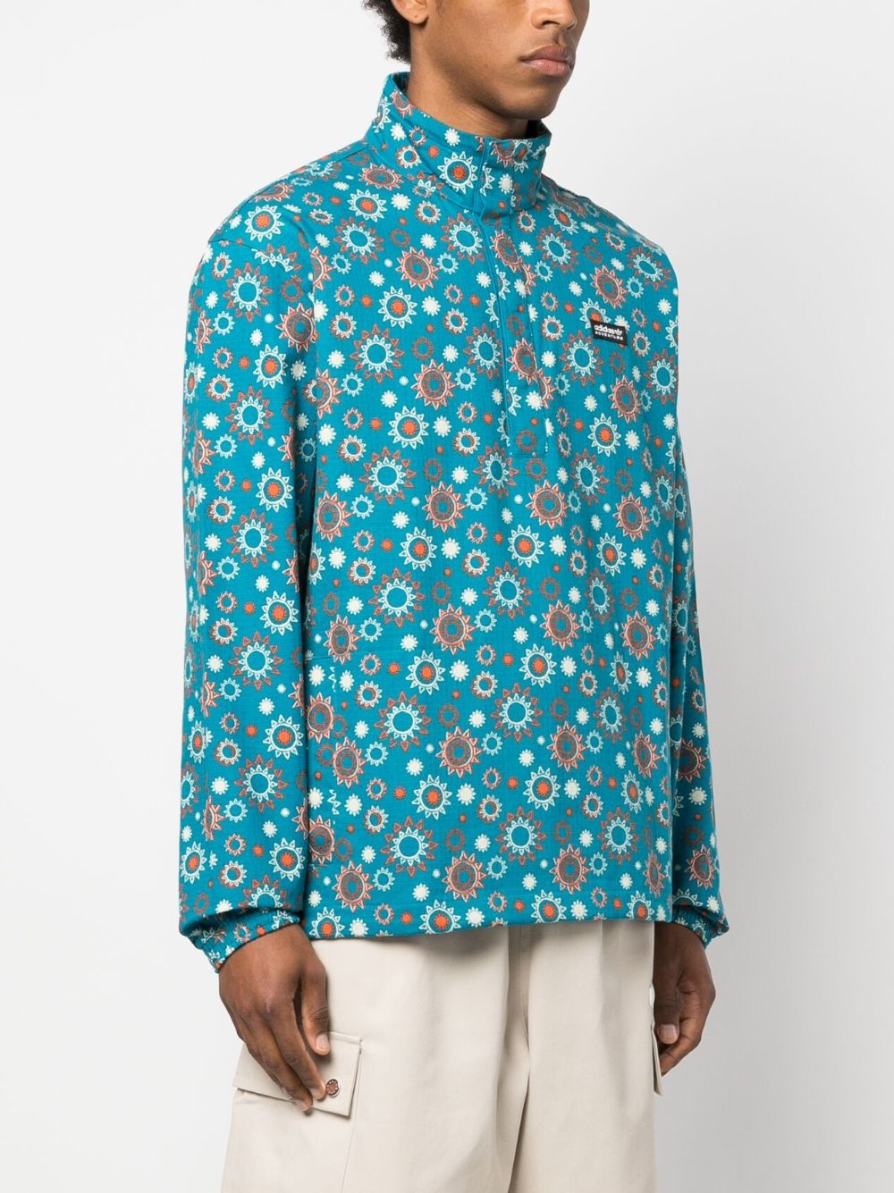 graphic-print organic-cotton jacket - 3